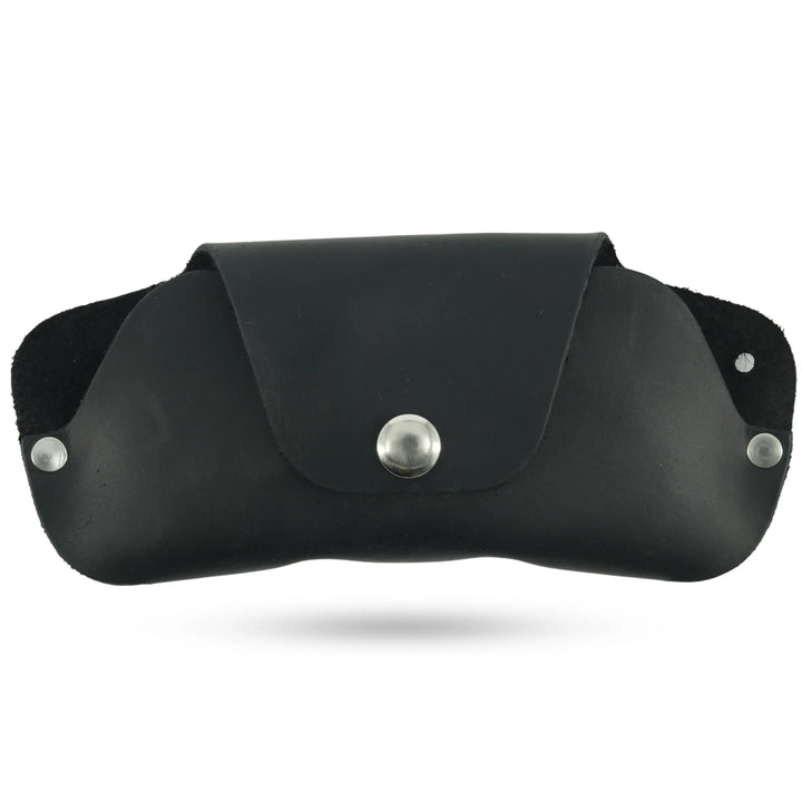 Leather Eyeglass Case — Black