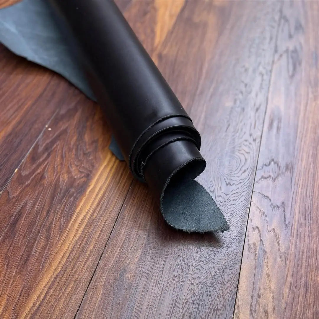 Black Full Vegetable Tanned Leather