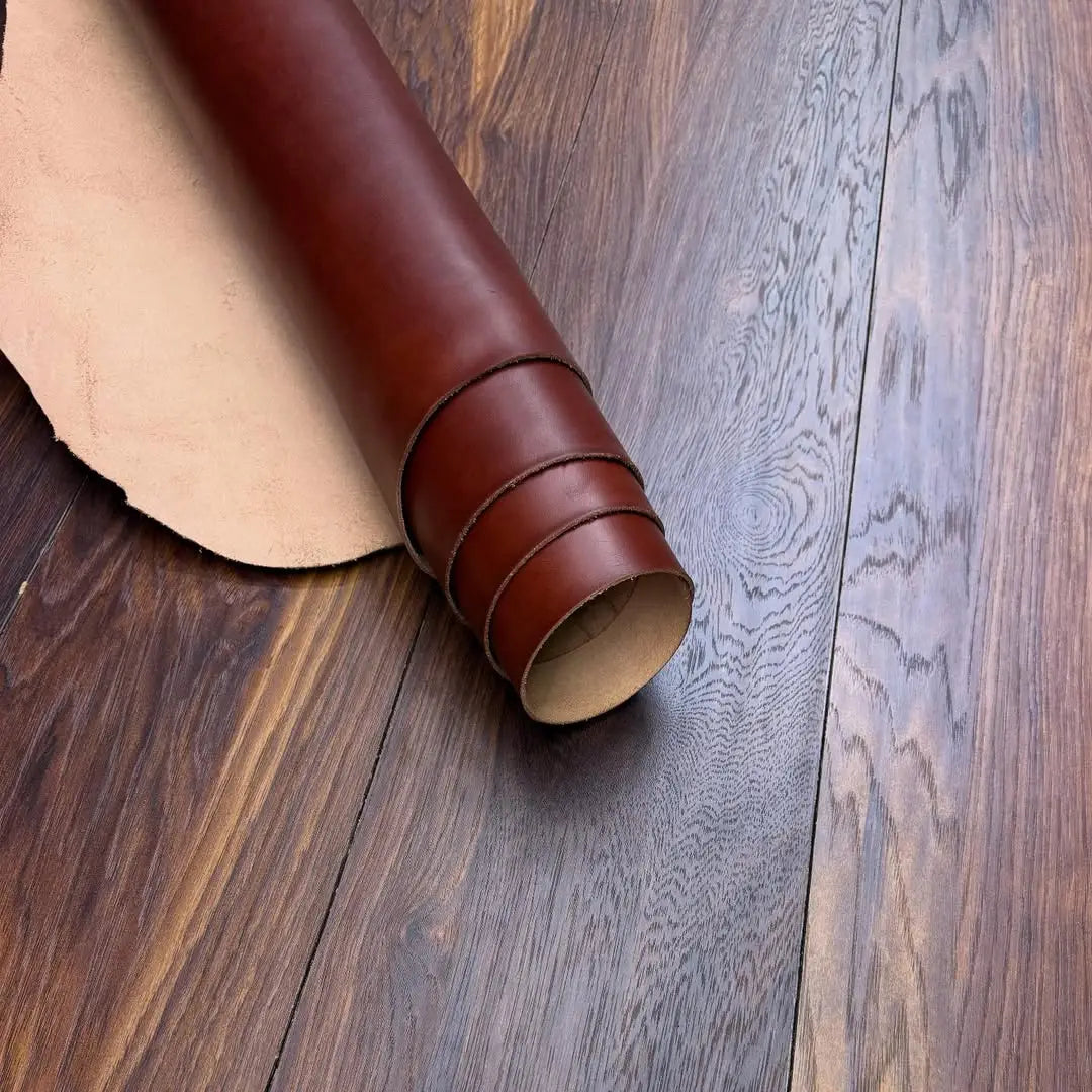 Cognac Full Vegetable Tanned Leather