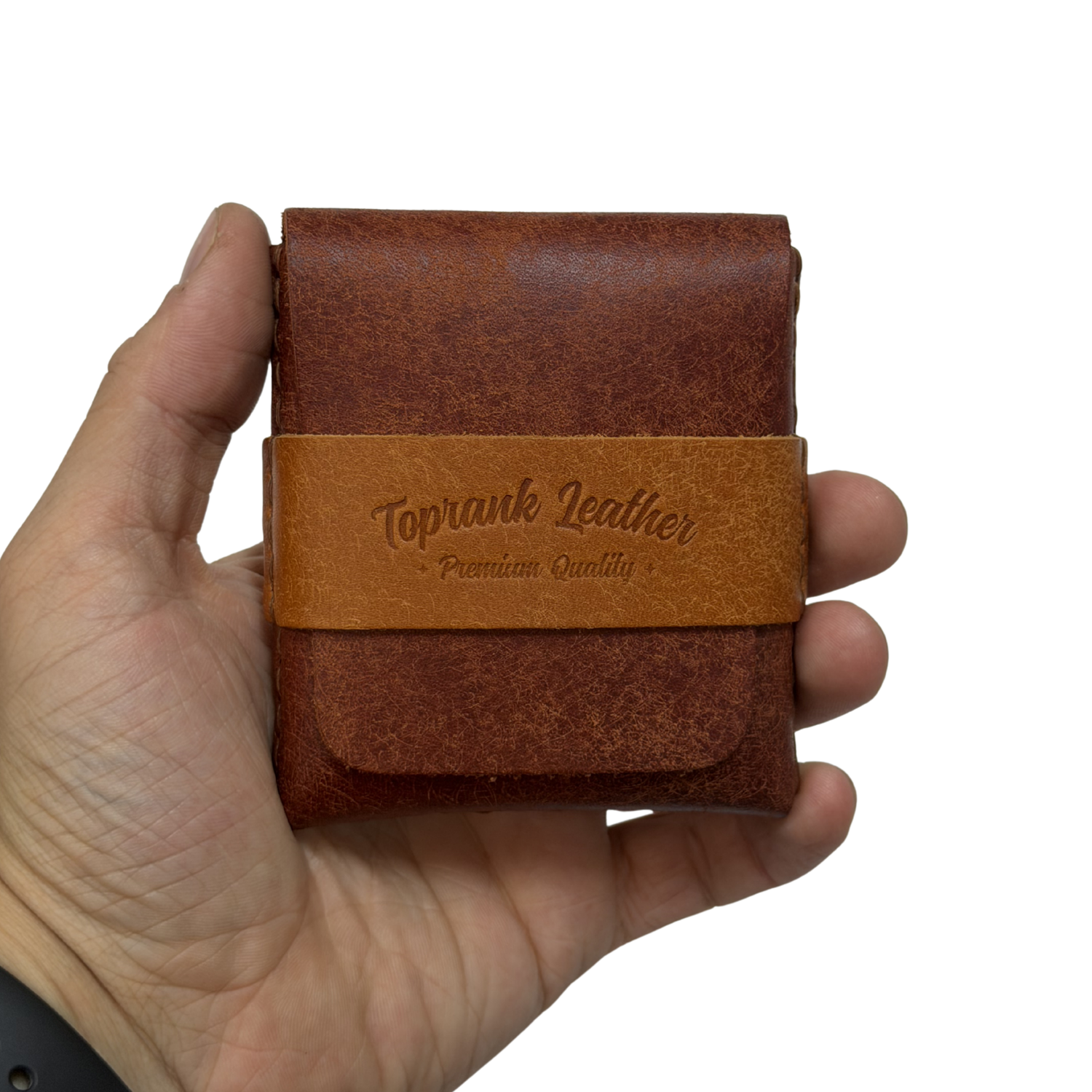 Slade Classic Pueblo | Full-Grain Handmade Leather Wallet — Toprank Leather