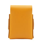 Orange phone case on a white background 