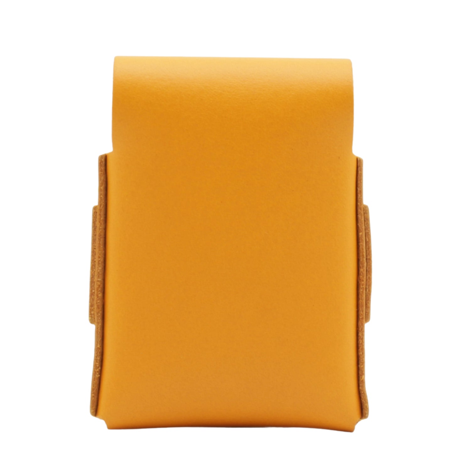 Orange phone case on a white background