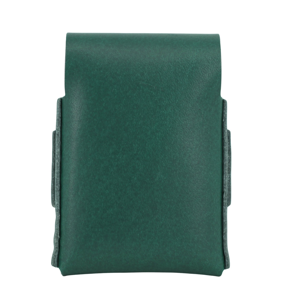 Green phone case on a white background 