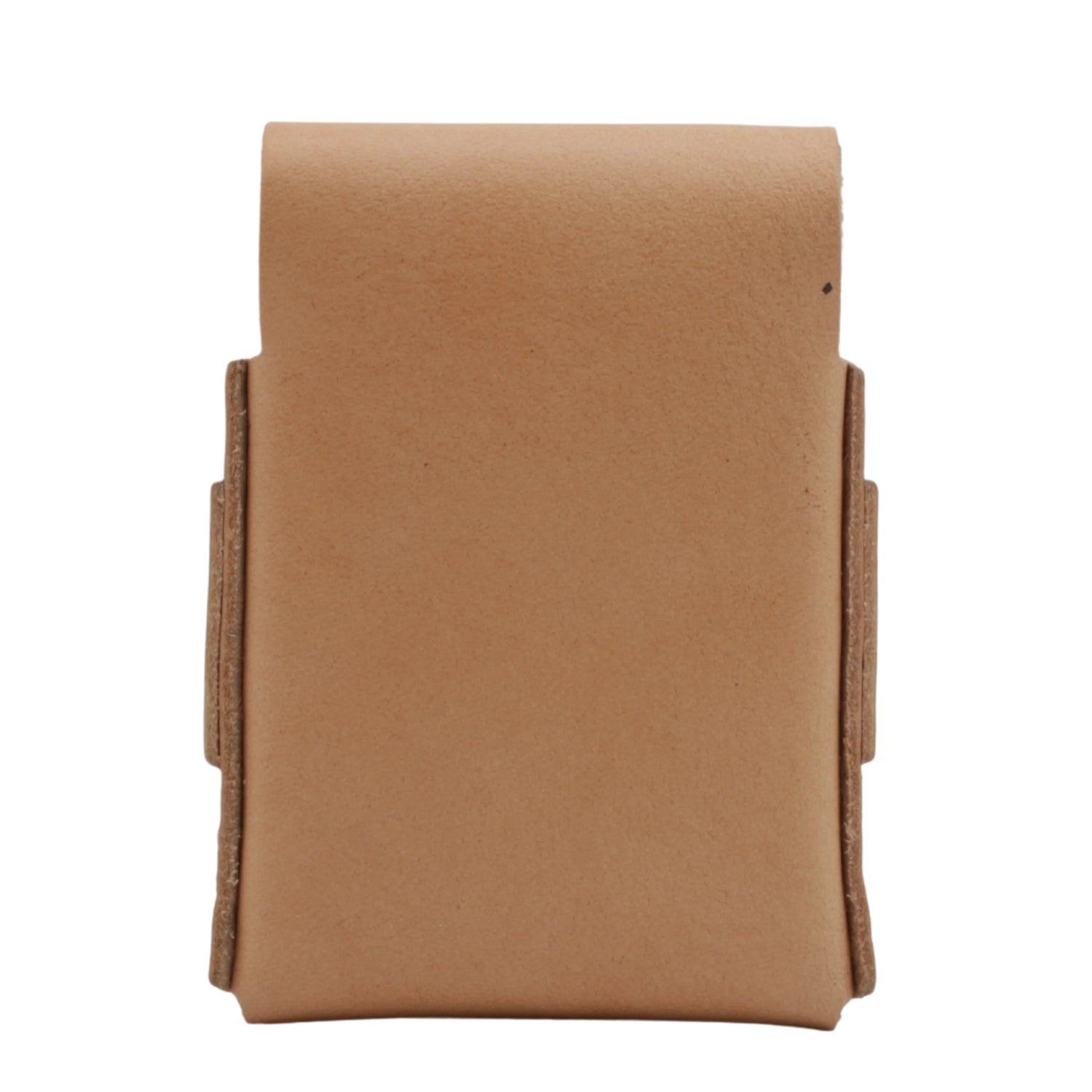 Brown paper bag on a white background