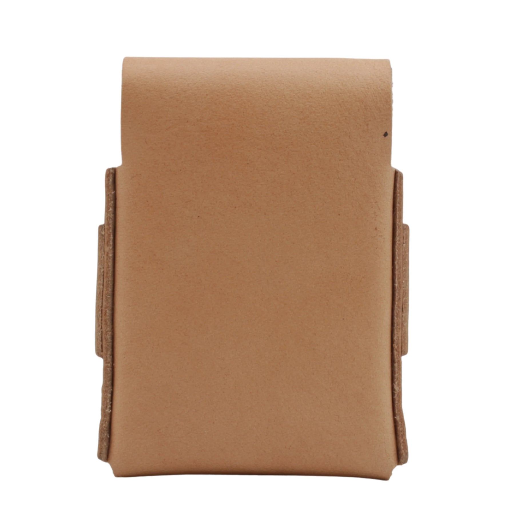 Brown paper bag on a white background 