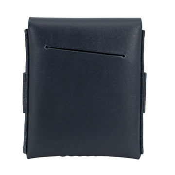 Slade Classic navy blue full grain leather wallet, alternate view 