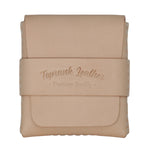 Slade Classic natural undyed vegetable-tanned leather wallet on a white background 