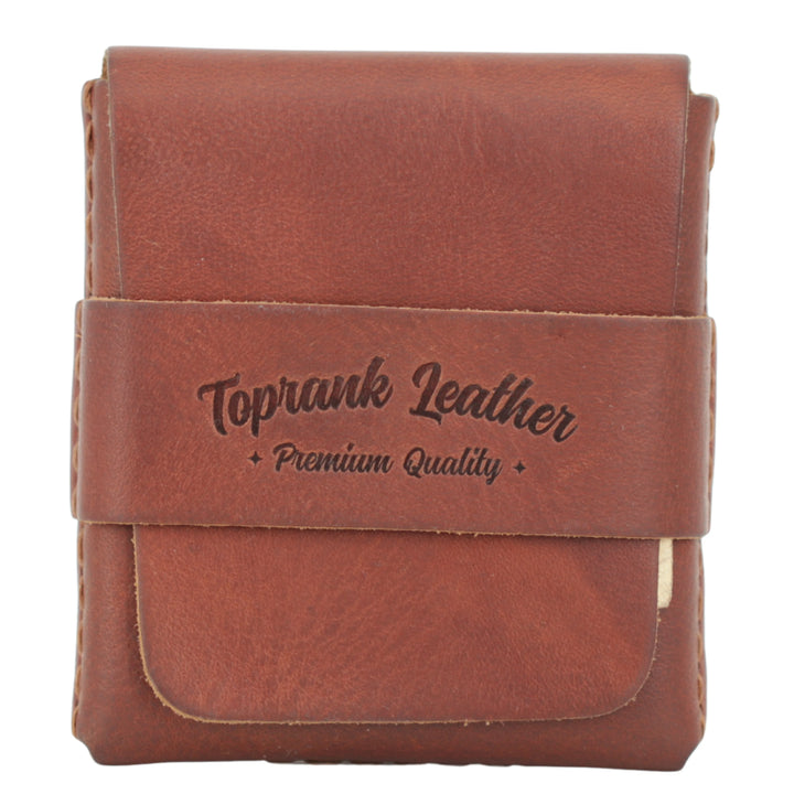 Slade Classic Leather Wallet — Saddle Brown