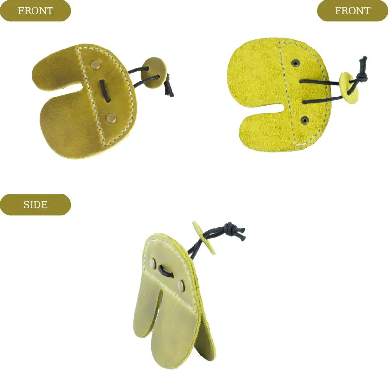 Leather Archery Finger Tab for comfortable archery shooting tab and archery equipment 