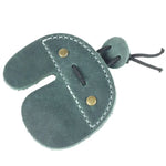 Leather archery finger tab for improved shooting accuracy with top archery equipment 