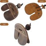 Leather archery finger tab for comfortable archery shooting tab and high-quality archery equipment 