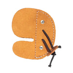 Leather archery finger tab for optimal archery shooting tab and archery equipment performance 