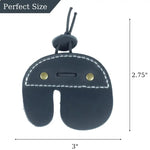 Black Leather Archery Finger Tab for precise archery shooting and quality archery equipment 