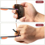 Leather Archery Finger Tab for accurate archery shooting tab and archery equipment 