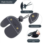 Leather Archery Finger Tab with adjustable strap, perfect archery shooting tab gear 