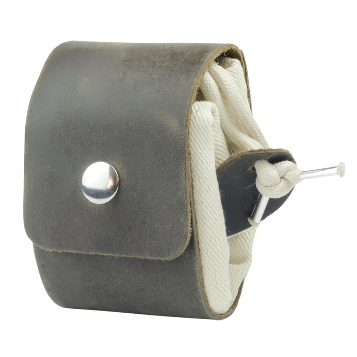 Leather Foraging Pouch — Sand-Off-White