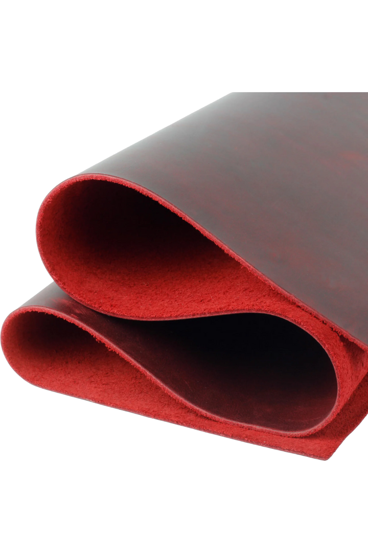 Leather Sheets for Craft — Red