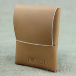 No-Stitch Leather Wallet filled with multiple credit cards and cash, demonstrating its compact yet spacious storage.