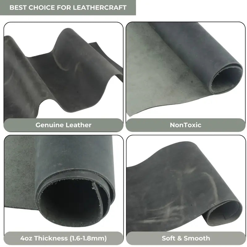 Premium Full Grain Leather Sheets for Crafts highlighting quality and durability for crafting 
