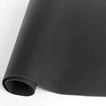 Rolled black rubber sheet for crafting with Full-Grain Genuine Leather Sheets for Crafts