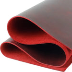 Red and brown Full-Grain Genuine Leather Sheets for crafts and tooling leather