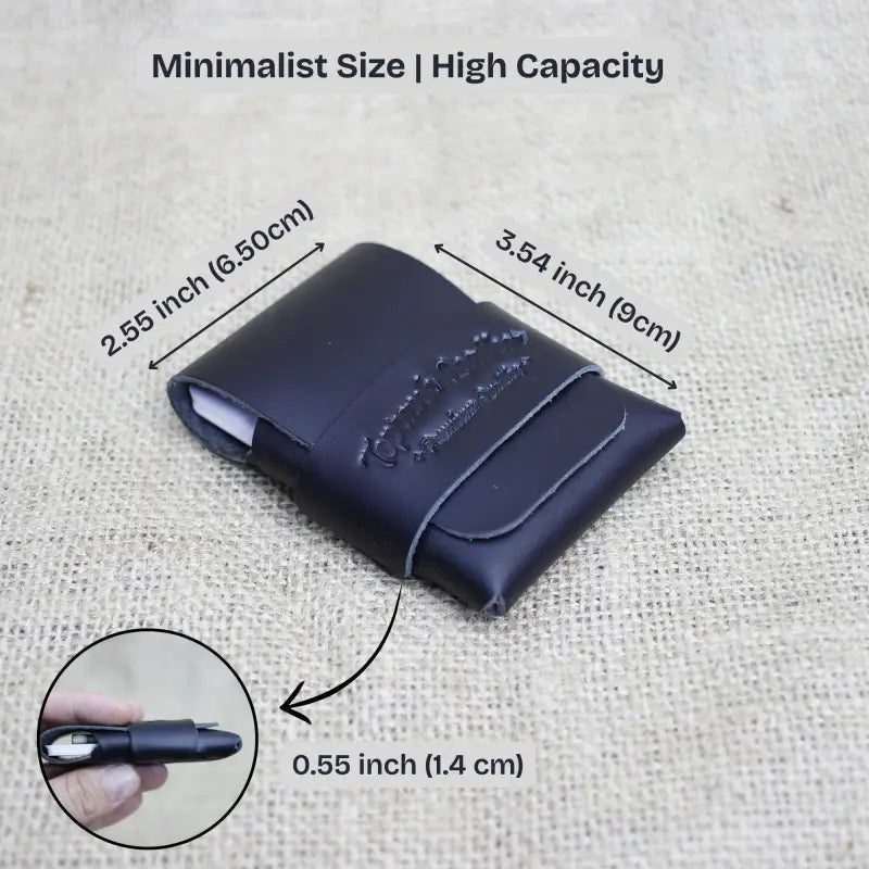 Strapold Mini Stitchless Wallet Strapold Mini Handmade Leather Wallet | Slim & Durable Design
