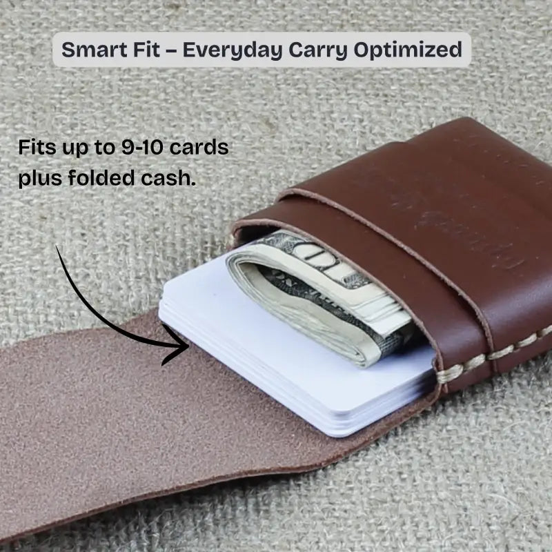 Strapold Mini Wallet Strapold Mini Handmade Leather Wallet | Slim & Durable Design