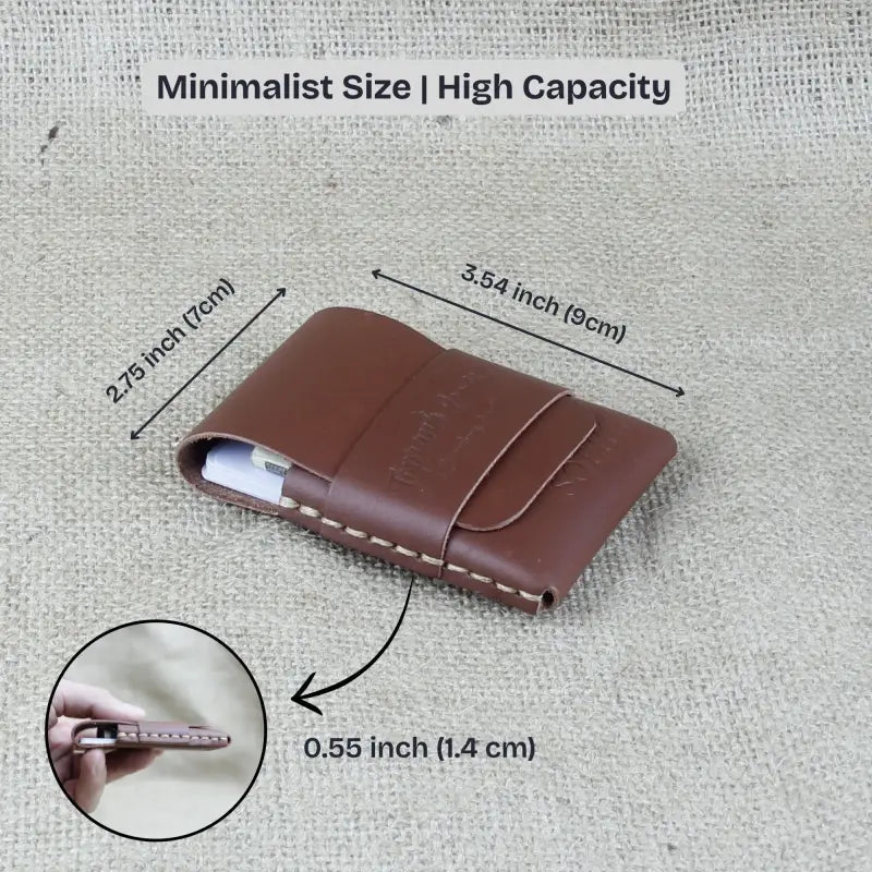 Strapold Mini Wallet Strapold Mini Handmade Leather Wallet | Slim & Durable Design