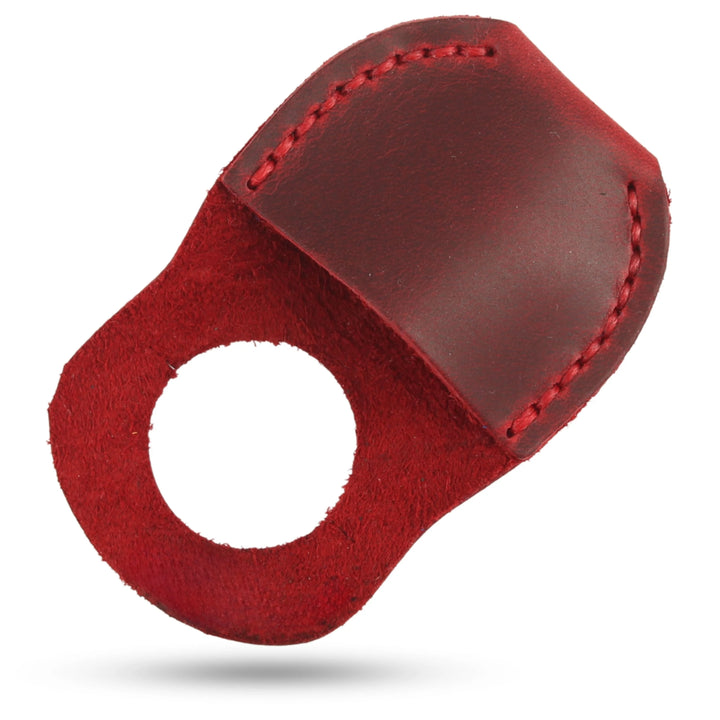 Thumb Guard for Wood Carving — Red