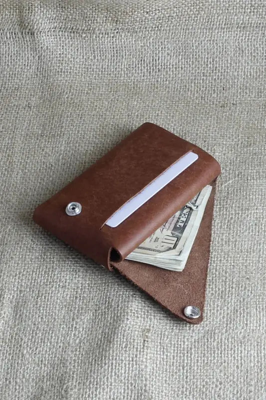 Trisnap Fold Wallet Trisnap Fold Minimalist Leather Wallet | Secure & Stitch Free Design